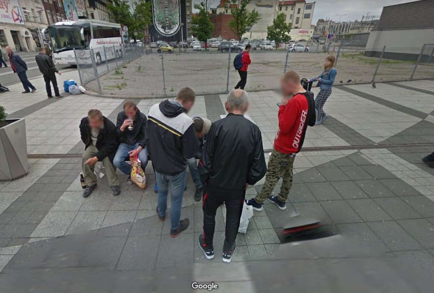 Mieszkańcy Katowic na zdjęciach Google Street View