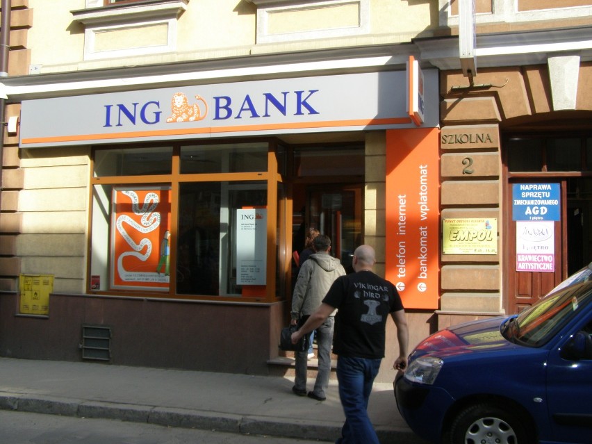 Napad na bank ING w Nowym Targu [ZDJĘCIA]
