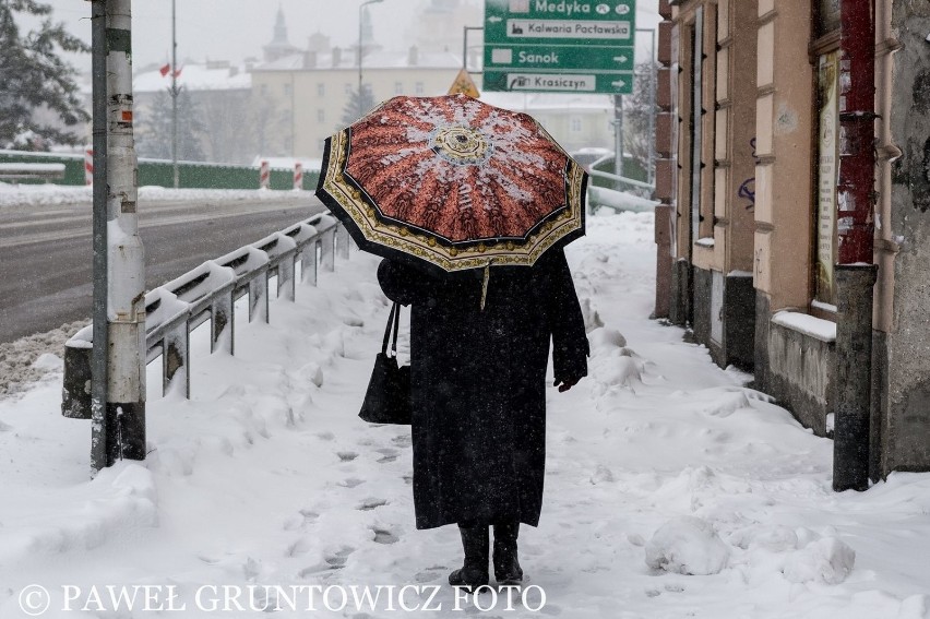 Zima nawiedziła Przemyśl-zobacz zdjęcia