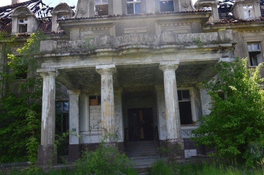 Zdjęcia zrujnowanego pałacu sprzed kilka lat