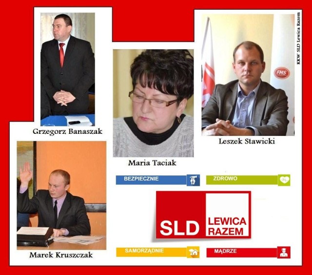 Kandydaci koalicji SLD Lewica Razem.