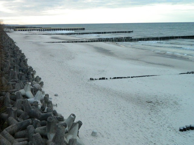 Ustronie Morskie - Plaża po Ksawerym
