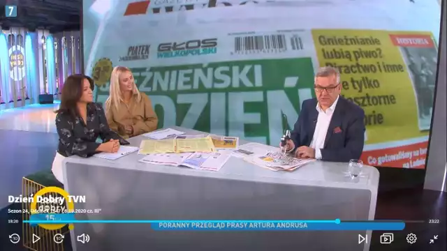 "Gnieźnieński Tydzień" w przeglądzie prasy "Dzień dobry TVN"