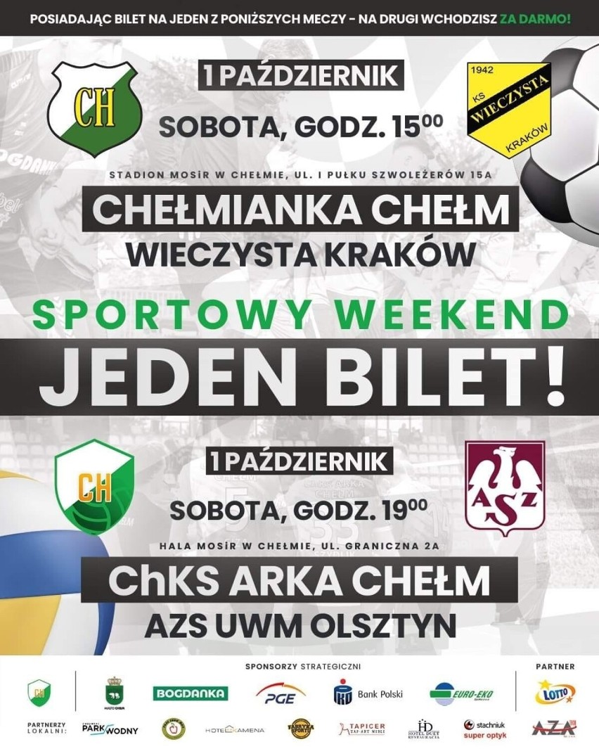 Sportowy weekend w Chełmie...